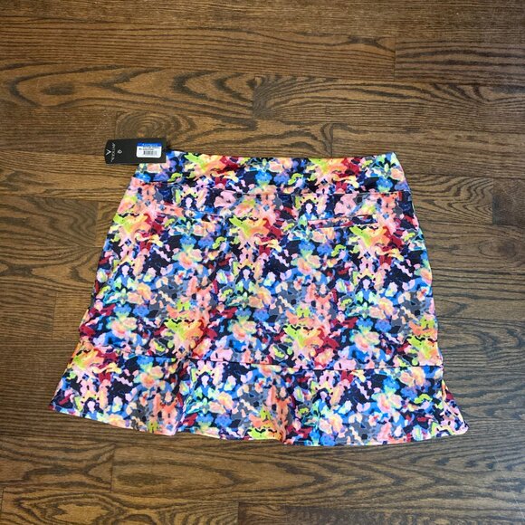 Antigua Ladies Agent GOLFING Skort SIZE XL-FLORAL PRINT - Picture 5 of 15